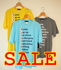 ゴルフワードTシャツ